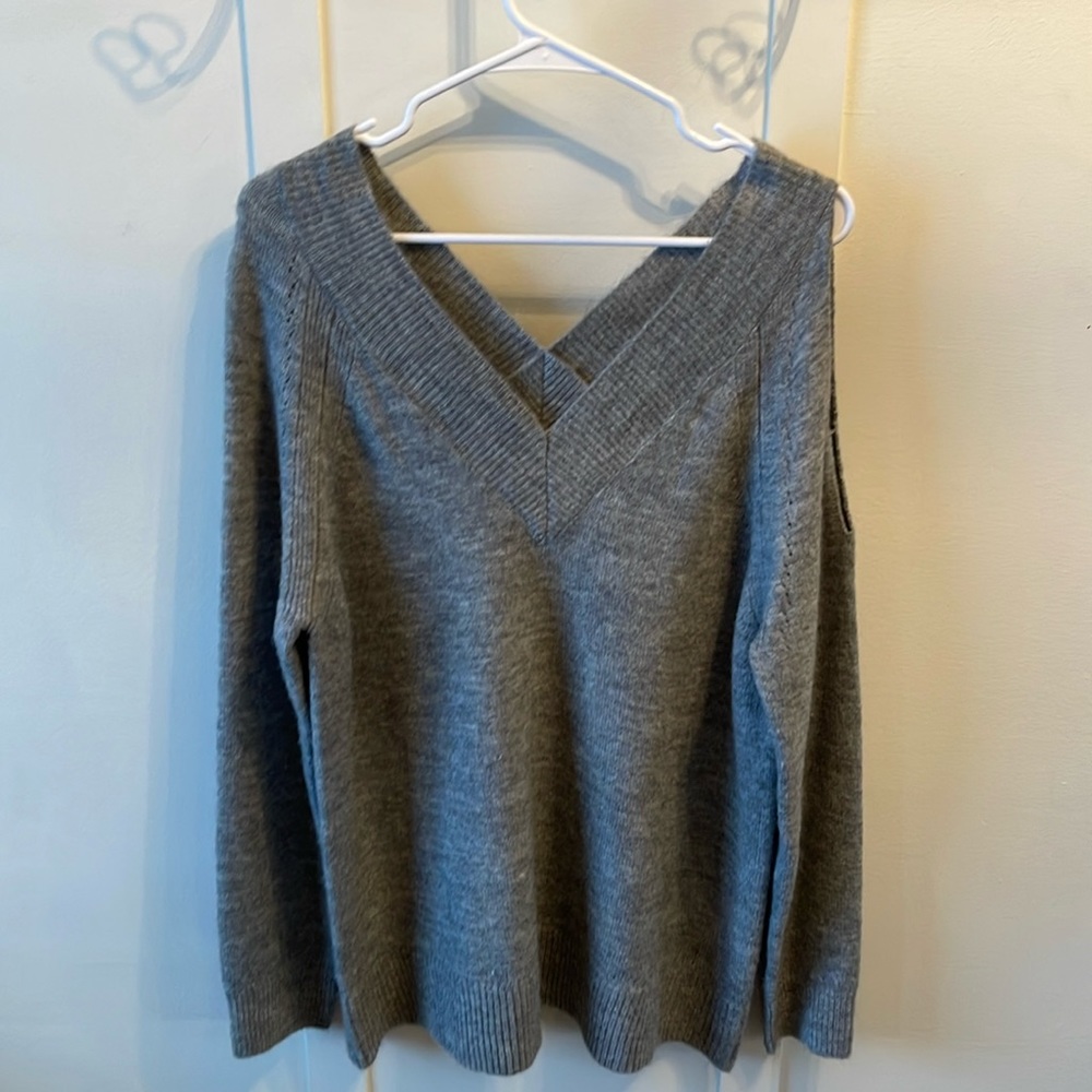 Peyton Jensen one cold shoulder sweater